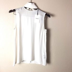 Theory II NWT Sleevless Turtleneck Blouse Top